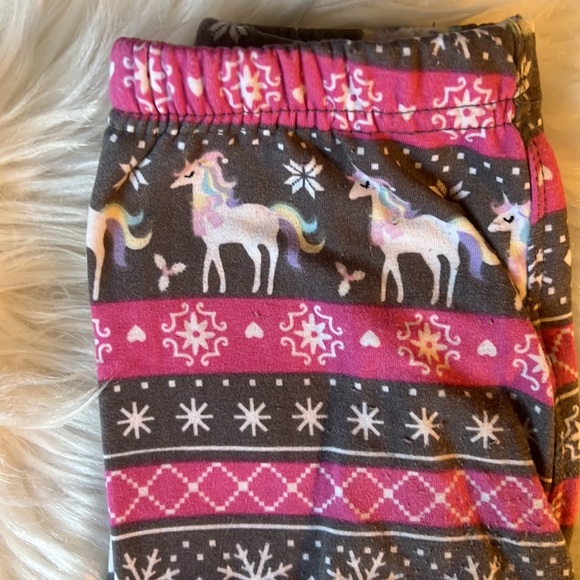 ShoSho Winter Unicorn Theme Super Soft Leggings Size XS or 4/5 - Picture 2 of 4